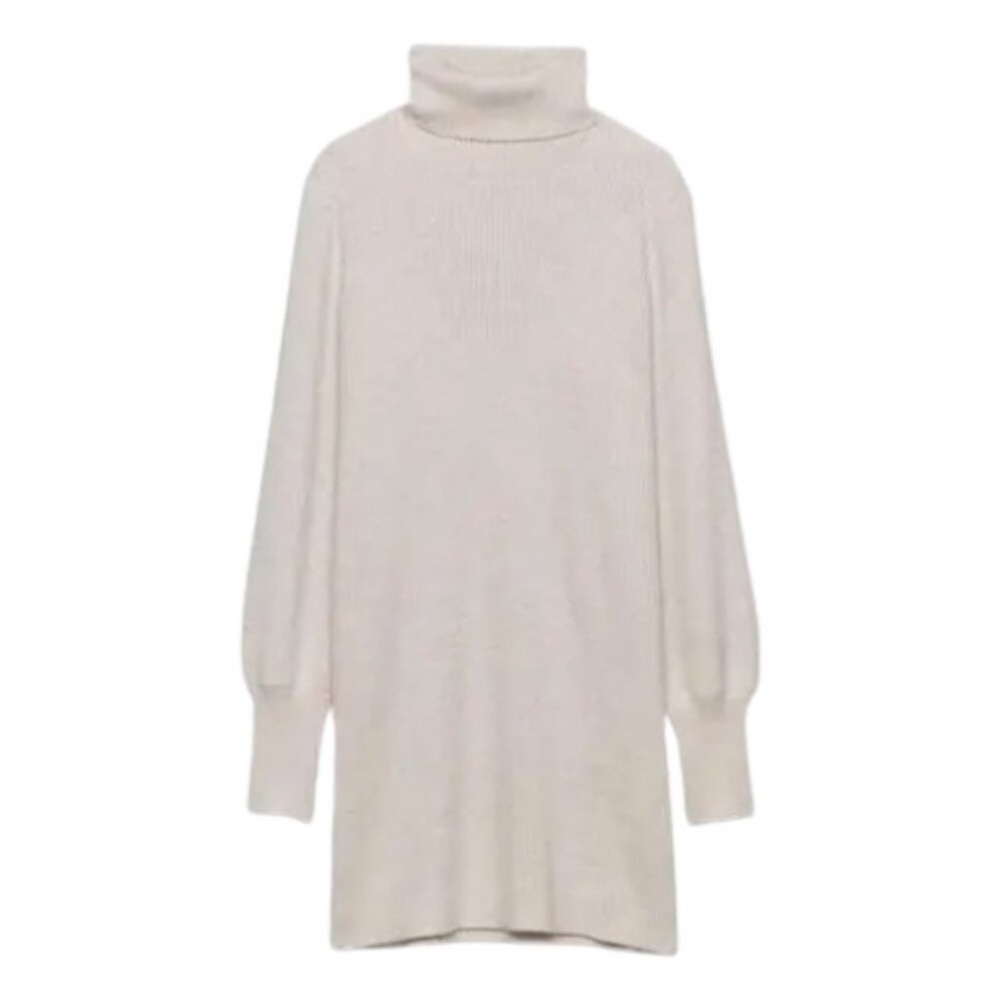 Wilfred Cream Long Sleeve Dress